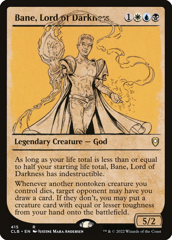 Bane, Lord of Darkness 415 (Commander Legends: Battle for Baldur's Gate)  | Good Games Adelaide SA