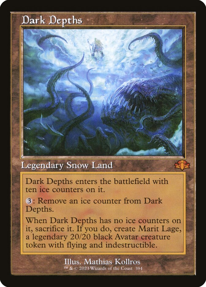 Dark Depths Retro Frame 394 (Dominaria Remastered)  - Retro Foil | Good Games Adelaide SA