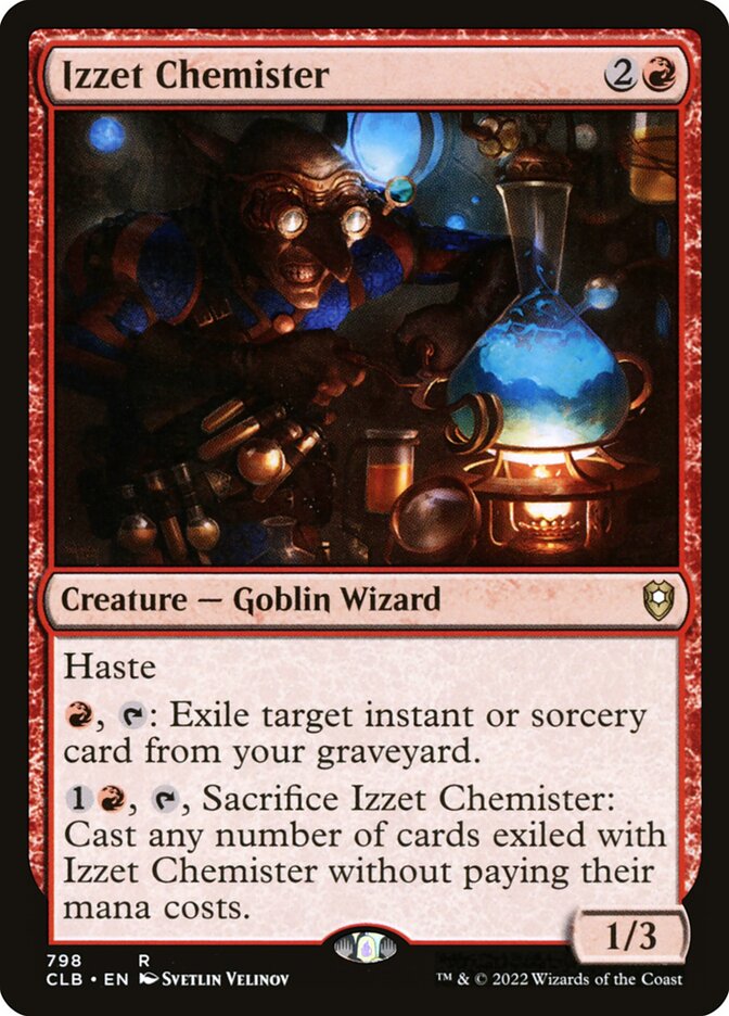 Izzet Chemister 798 (Commander Legends: Battle for Baldur's Gate)  | Good Games Adelaide SA