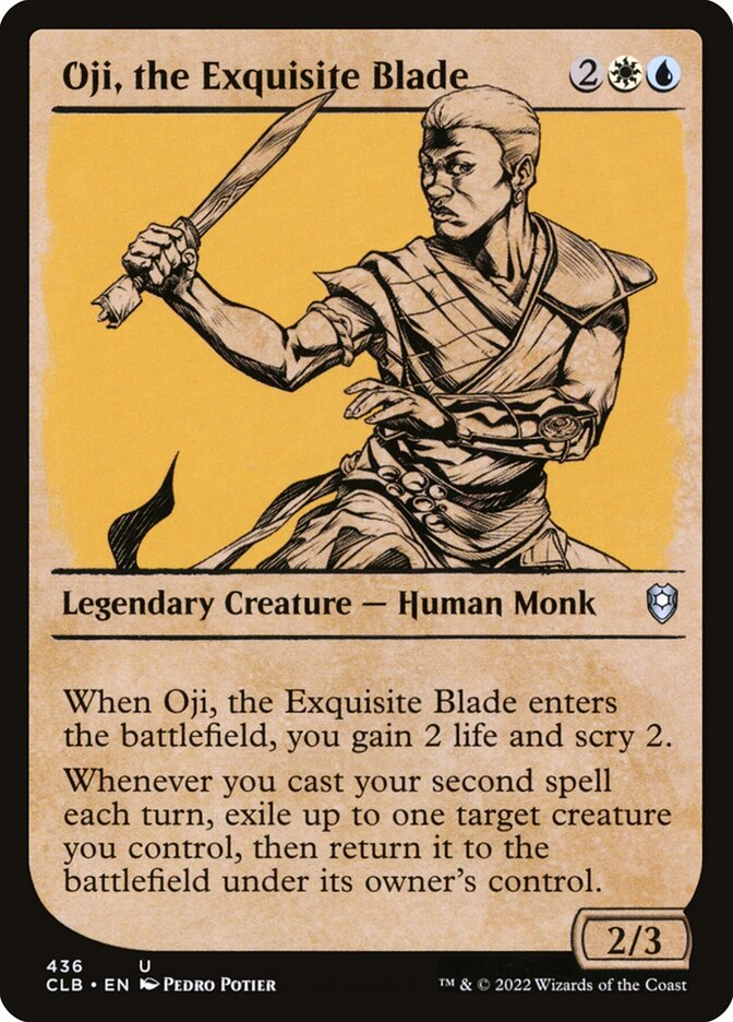 Oji, the Exquisite Blade 436 (Commander Legends: Battle for Baldur's Gate)  - Foil | Good Games Adelaide SA
