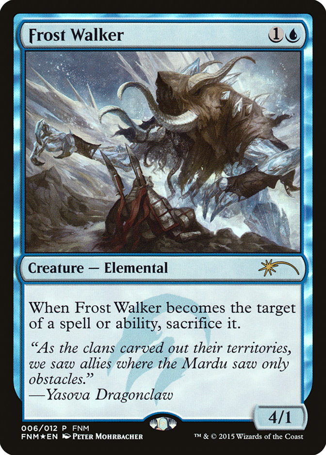 Frost Walker 6 (FNM Promos)  - Foil | Good Games Adelaide SA