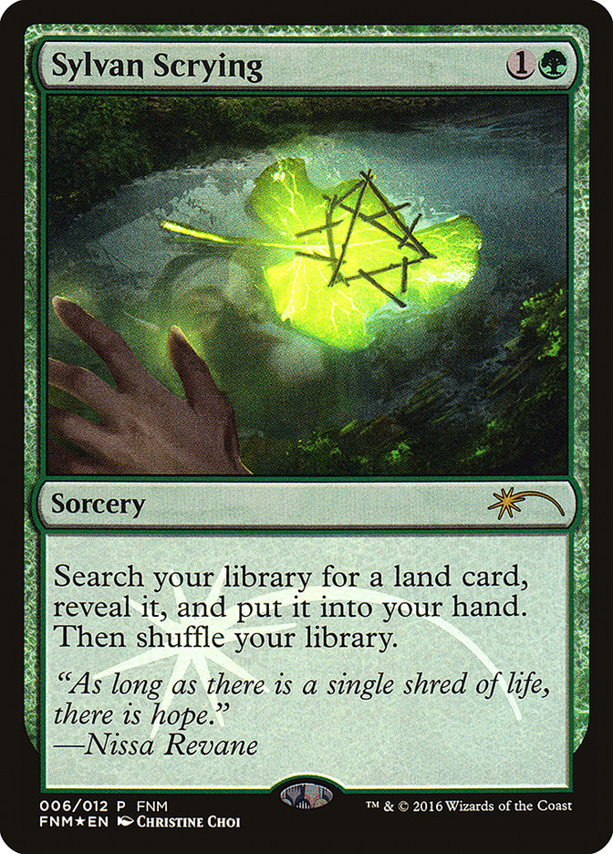Sylvan Scrying 6 (FNM Promos)  - Foil | Good Games Adelaide SA