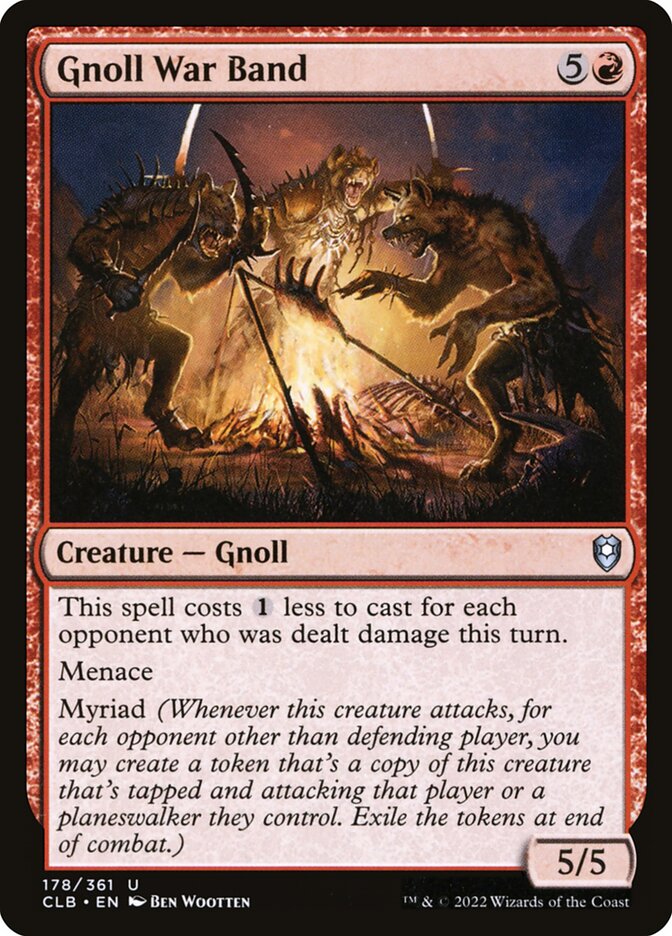 Gnoll War Band 178 (Commander Legends: Battle for Baldur's Gate)  | Good Games Adelaide SA