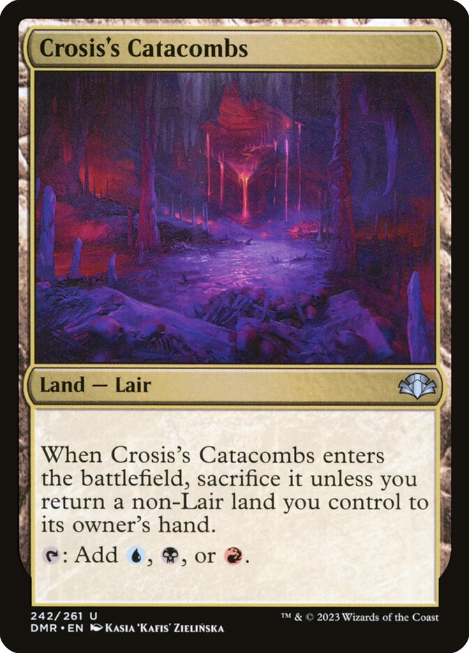 Crosis's Catacombs 242 (Dominaria Remastered)  - Foil | Good Games Adelaide SA