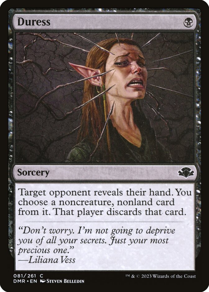 Duress 81 (Dominaria Remastered)  - Foil | Good Games Adelaide SA