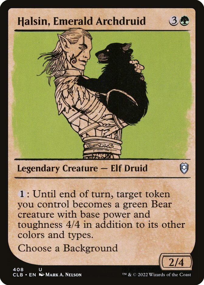 Halsin, Emerald Archdruid 408 (Commander Legends: Battle for Baldur's Gate)  - Foil | Good Games Adelaide SA