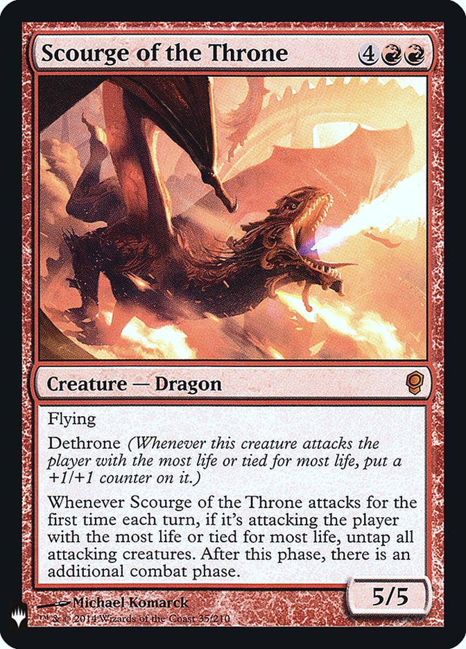 Scourge of the Throne 35 (The List Reprints)  - Foil | Good Games Adelaide SA