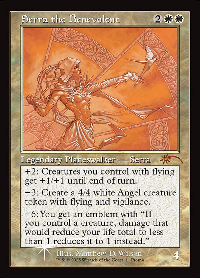 Serra the Benevolent 1 (MagicFest Cards)  - Foil | Good Games Adelaide SA