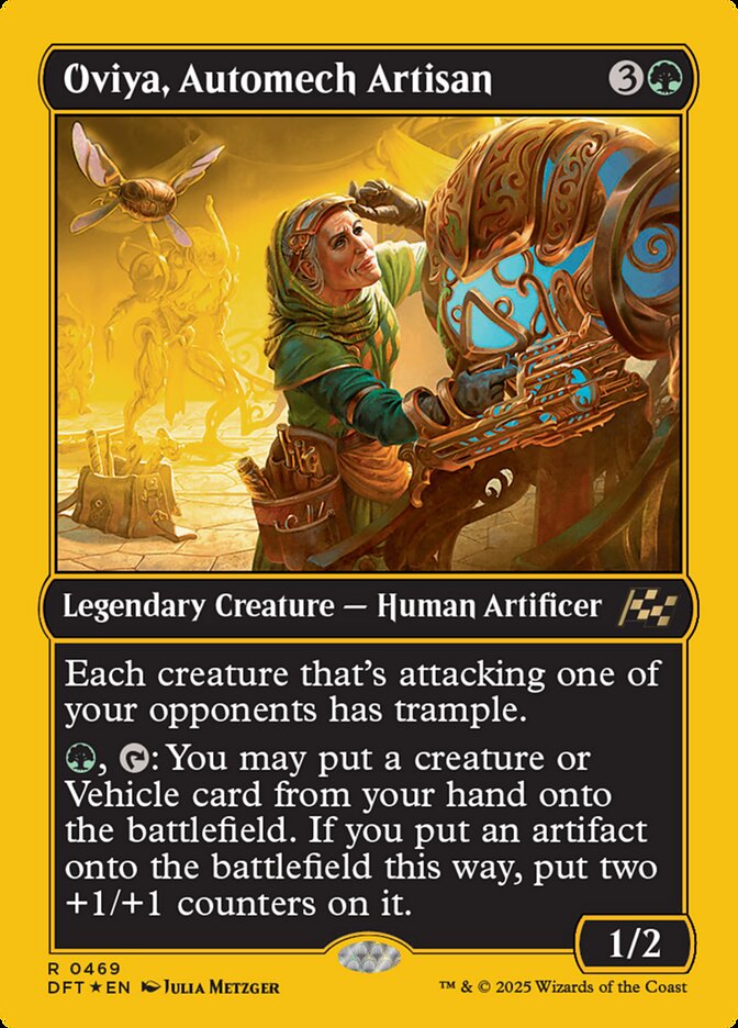 Oviya, Automech Artisan 469 (Aetherdrift)  - Foil | Good Games Adelaide SA