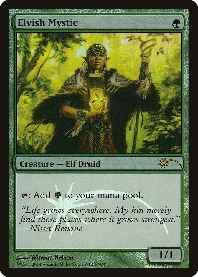 Elvish Mystic 2 (FNM Promos)  - Foil | Good Games Adelaide SA