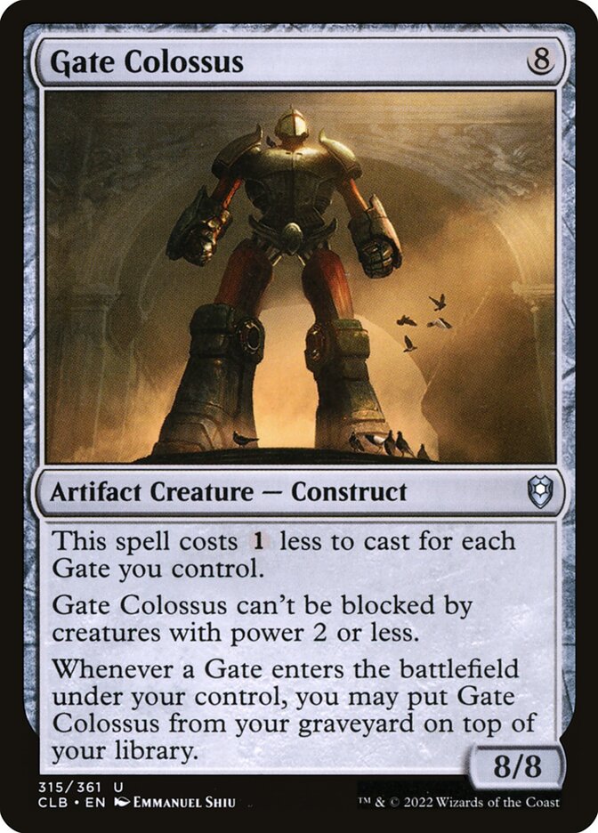 Gate Colossus 315 (Commander Legends: Battle for Baldur's Gate)  | Good Games Adelaide SA