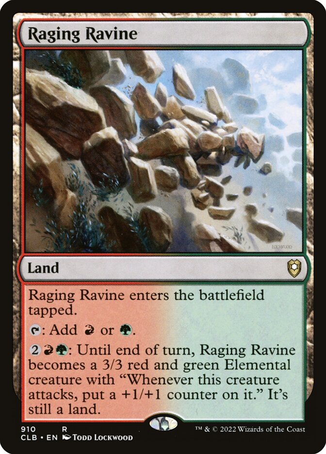 Raging Ravine 910 (Commander Legends: Battle for Baldur's Gate)  | Good Games Adelaide SA