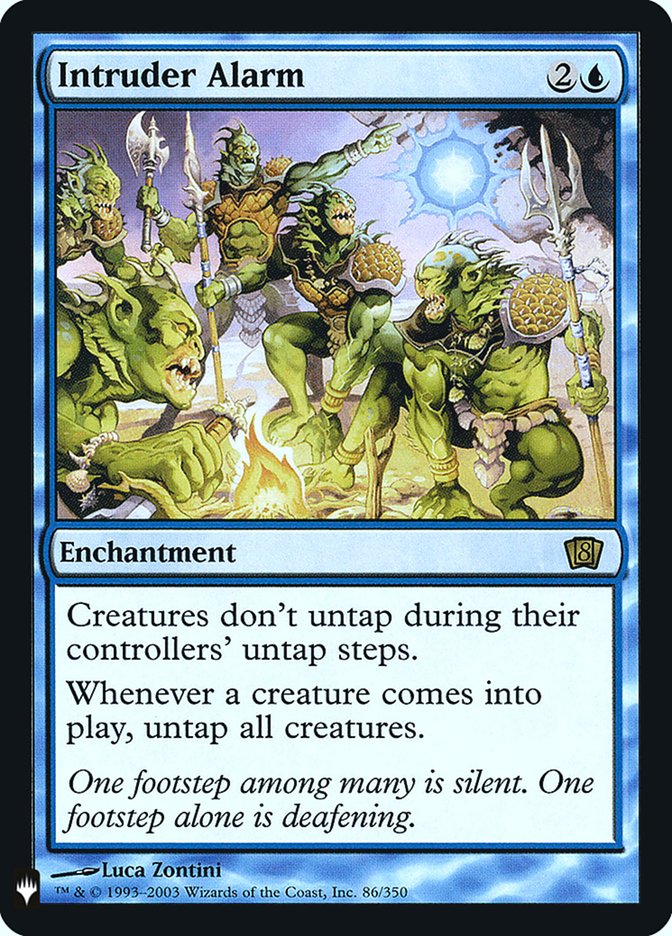 Intruder Alarm 86 (The List Reprints)  - Foil | Good Games Adelaide SA