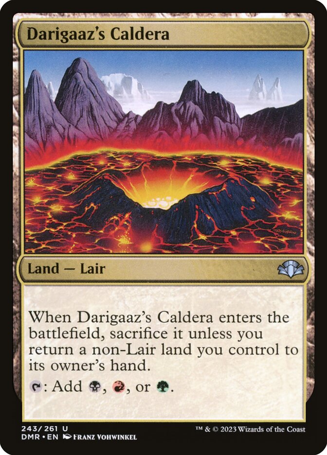 Darigaaz's Caldera 243 (Dominaria Remastered)  - Foil | Good Games Adelaide SA