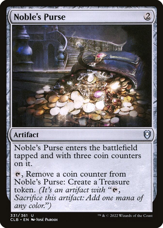 Noble's Purse 331 (Commander Legends: Battle for Baldur's Gate)  - Foil | Good Games Adelaide SA