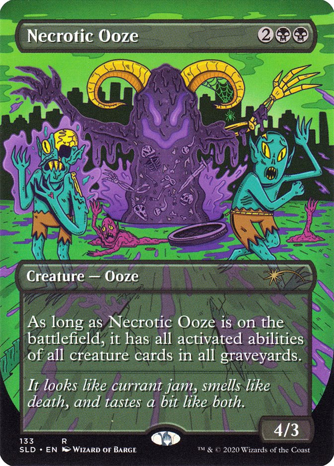 Necrotic Ooze 133 (Secret Lair Drop Series)  - Borderless | Good Games Adelaide SA