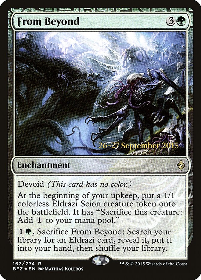 From Beyond 167 (Prerelease Cards)  - Foil | Good Games Adelaide SA