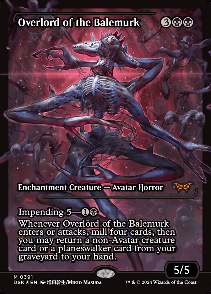 Overlord of the Balemurk 391 (Duskmourn: House of Horror)  - Foil | Good Games Adelaide SA