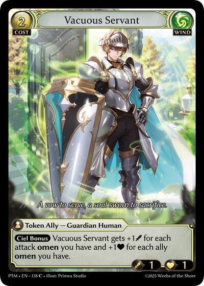 Vacuous Servant Curio Foil 158 (Phantom Monarchs)  - Foil | Good Games Adelaide SA