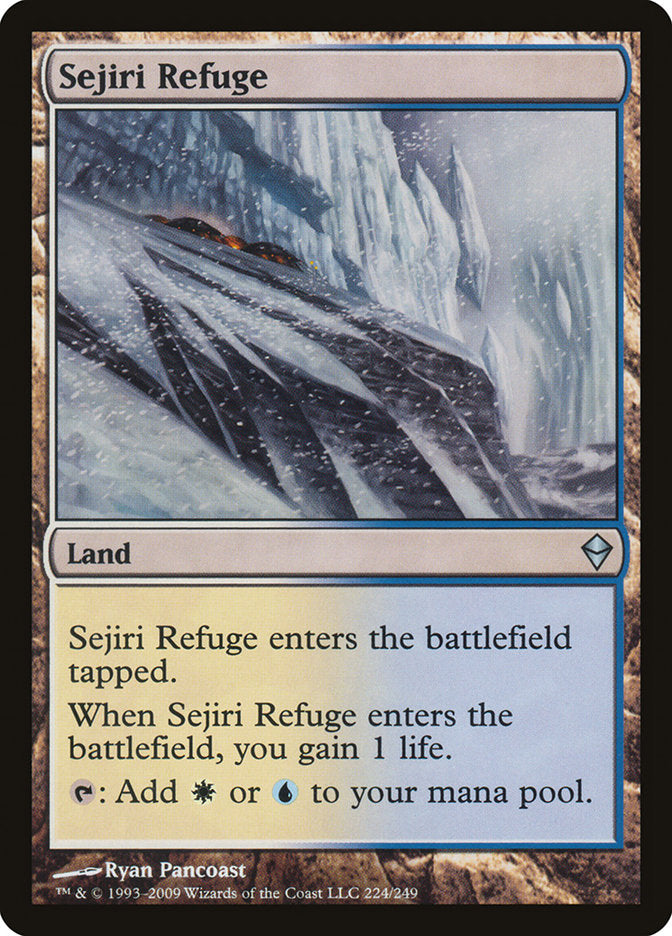Sejiri Refuge 224 (Zendikar)  - Foil | Good Games Adelaide SA