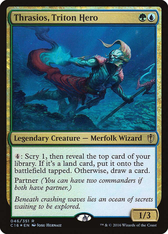 Thrasios, Triton Hero 46 (Commander 2016)  - Foil | Good Games Adelaide SA