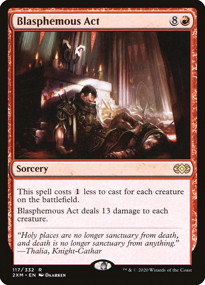 Blasphemous Act 117 (Double Masters)  - Foil | Good Games Adelaide SA
