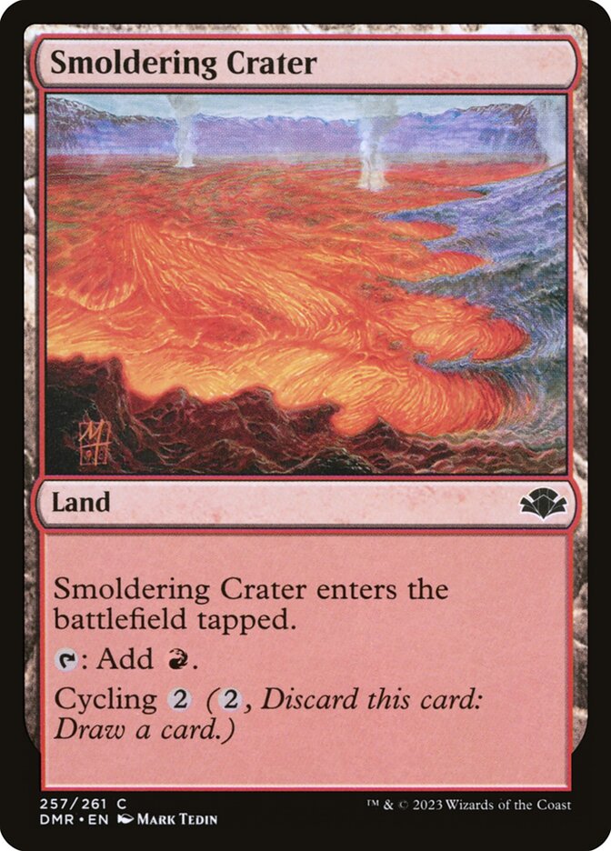Smoldering Crater 257 (Dominaria Remastered)  - Foil | Good Games Adelaide SA