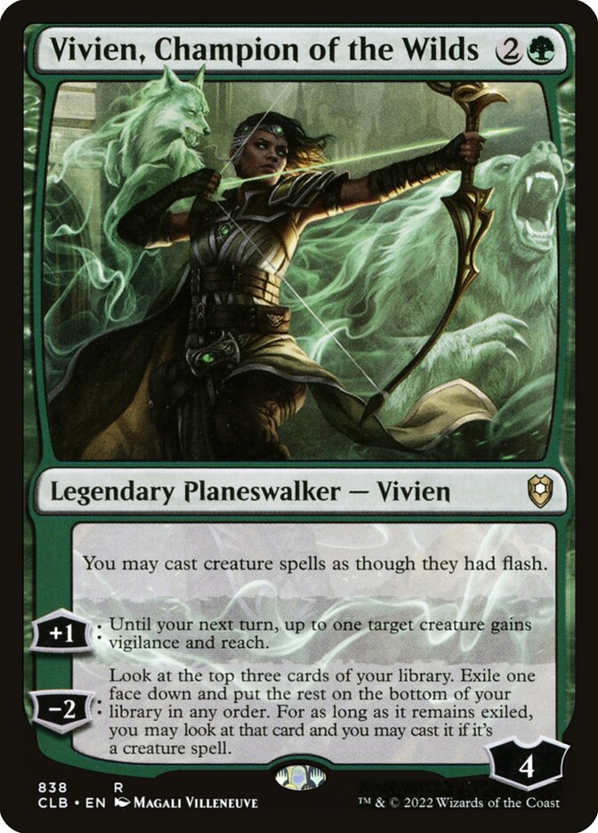 Vivien, Champion of the Wilds 838 (Commander Legends: Battle for Baldur's Gate)  | Good Games Adelaide SA