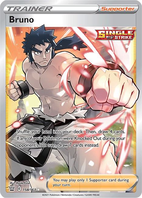 Bruno Full Art 158/163 (SWSH05: Battle Styles)  - Holofoil | Good Games Adelaide SA