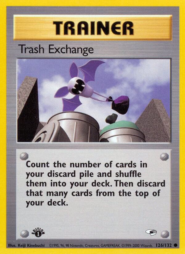 Trash Exchange 126/132 (Gym Heroes)  - 1st Edition | Good Games Adelaide SA