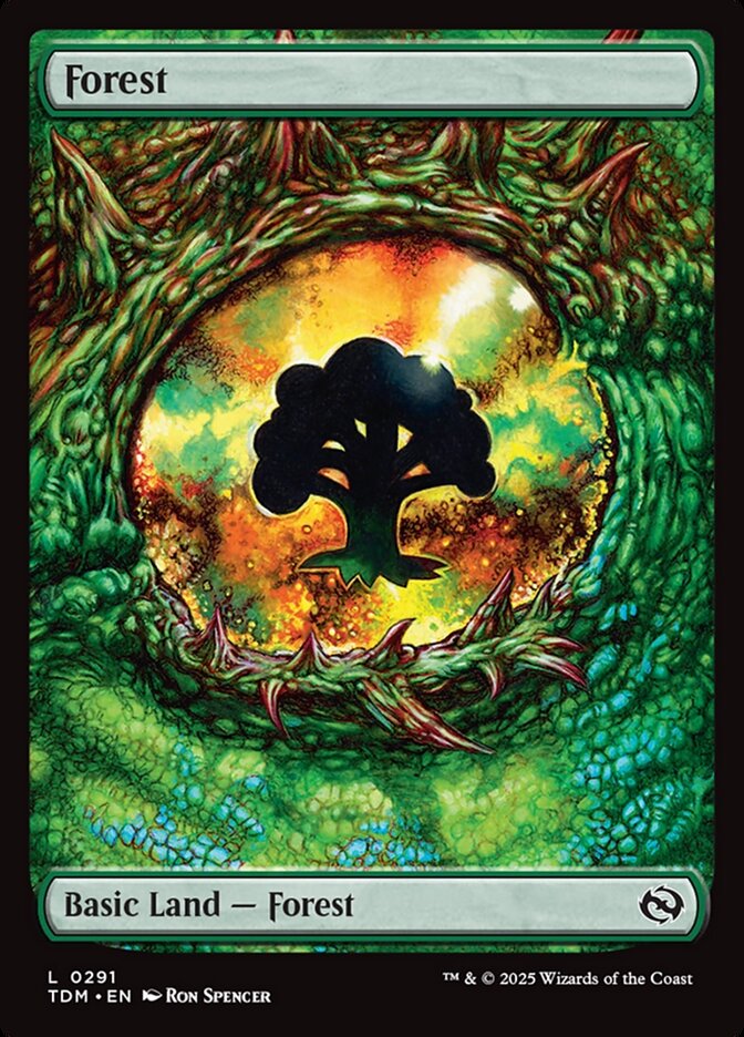 Forest 0291 291 (Tarkir: Dragonstorm)  - Foil | Good Games Adelaide SA