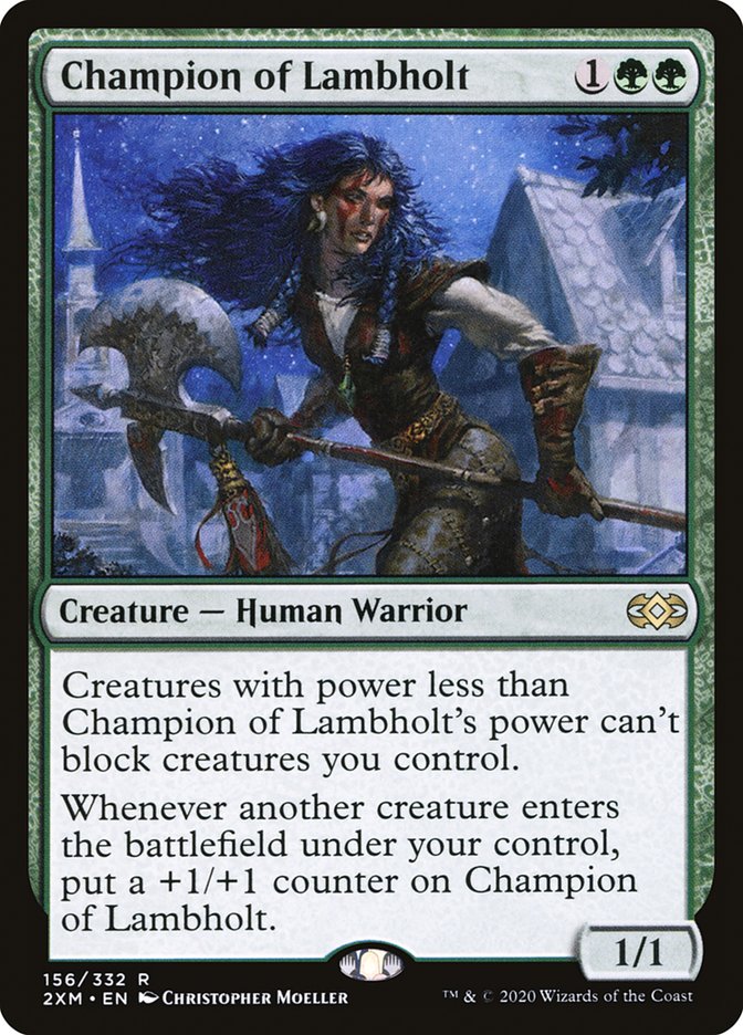 Champion of Lambholt 156 (Double Masters)  - Foil | Good Games Adelaide SA