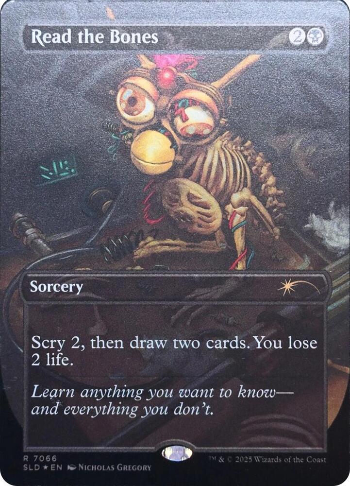 Read the Bones Rainbow Foil 7066 (Secret Lair Drop Series)  - Foil | Good Games Adelaide SA