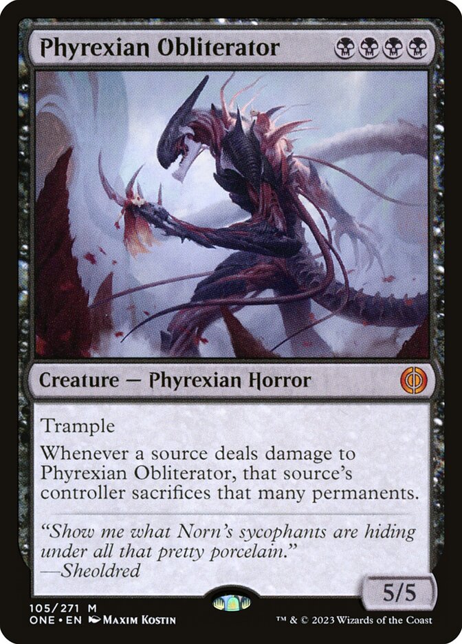 Phyrexian Obliterator 105 (Phyrexia: All Will Be One)  | Good Games Adelaide SA