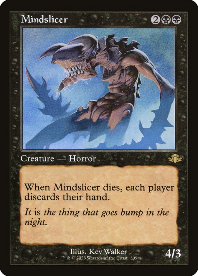 Mindslicer Retro Frame 305 (Dominaria Remastered)  | Good Games Adelaide SA