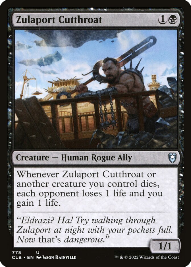 Zulaport Cutthroat 775 (Commander Legends: Battle for Baldur's Gate)  | Good Games Adelaide SA