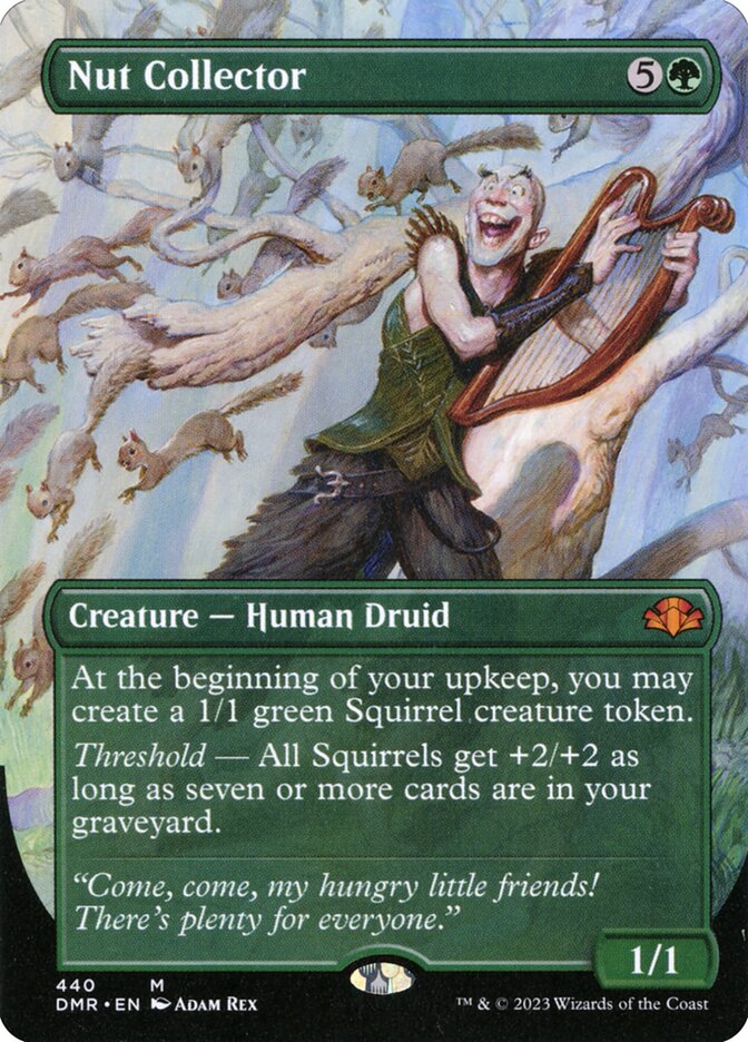 Nut Collector 440 (Dominaria Remastered)  - Borderless Foil | Good Games Adelaide SA
