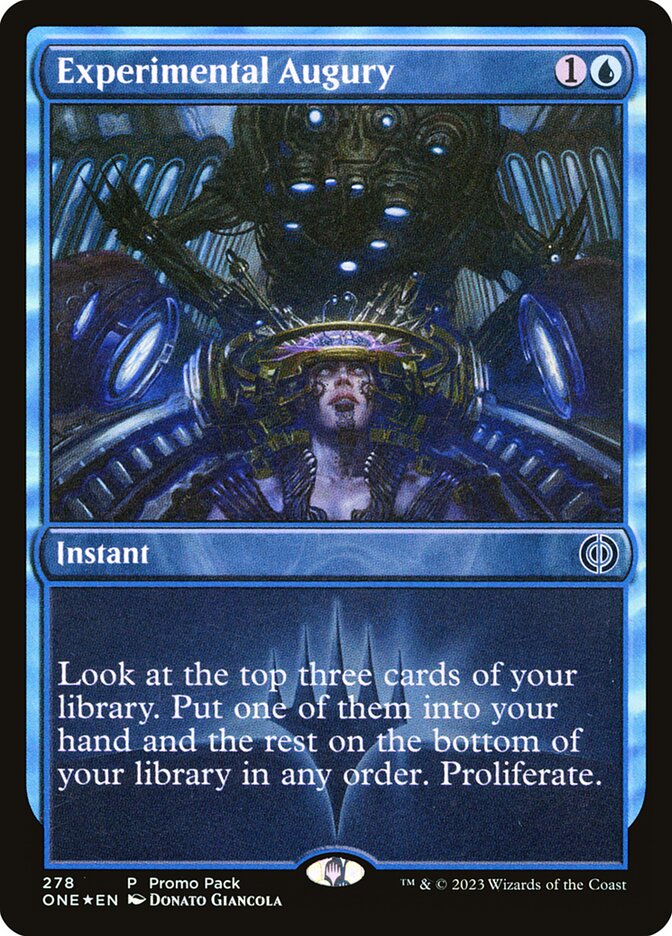Experimental Augury 278 (Promo Pack: Phyrexia: All Will Be One)  | Good Games Adelaide SA