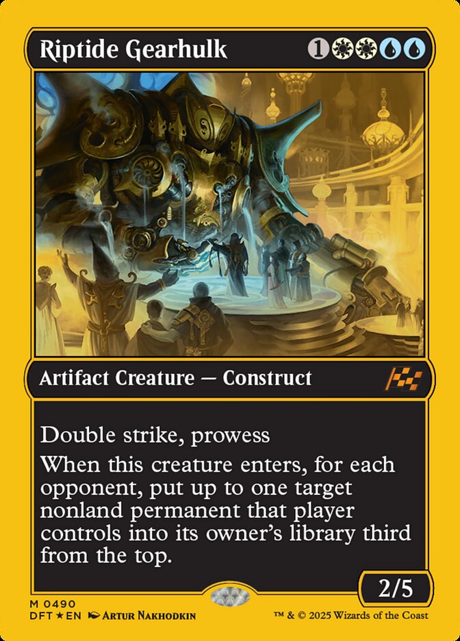 Riptide Gearhulk 490 (Aetherdrift)  - Foil | Good Games Adelaide SA