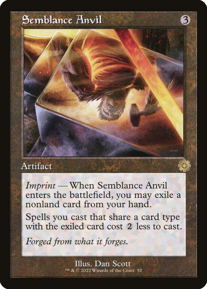 Semblance Anvil 52/63 (The Brothers' War: Retro Frame Artifacts)  | Good Games Adelaide SA