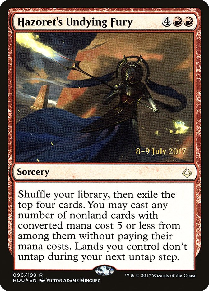 Hazorets Undying Fury 96 (Prerelease Cards)  - Foil | Good Games Adelaide SA