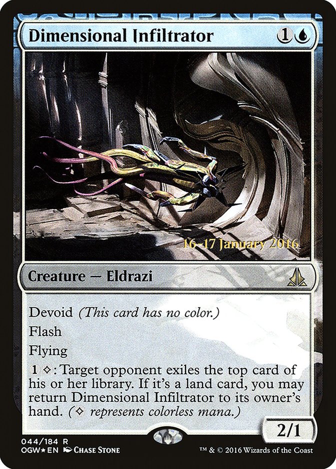 Dimensional Infiltrator 44 (Prerelease Cards)  - Foil | Good Games Adelaide SA
