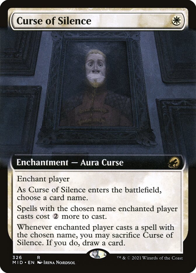 Curse of Silence 326 (Innistrad: Midnight Hunt)  - Foil | Good Games Adelaide SA