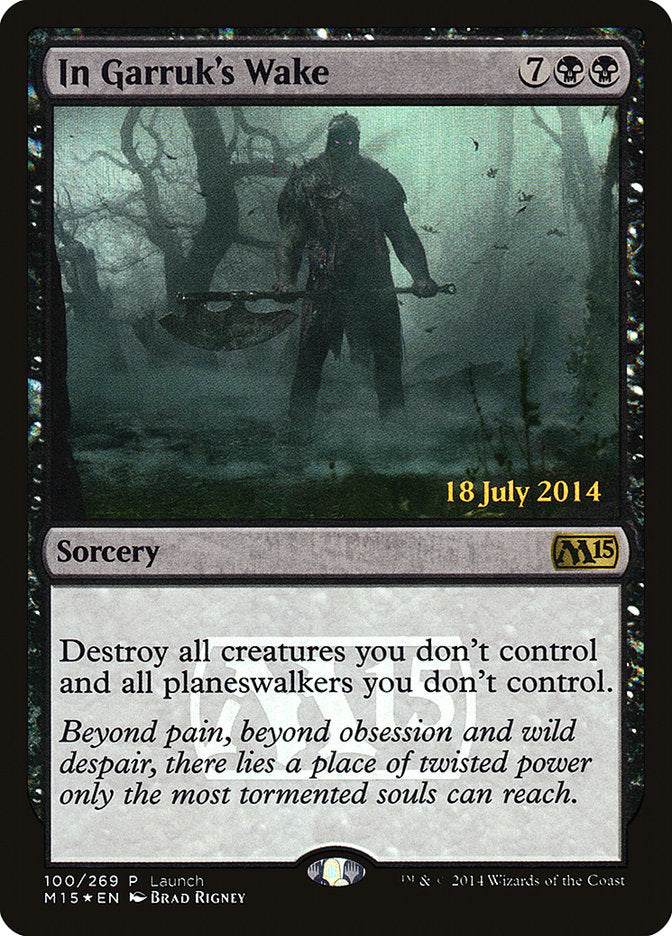 In Garruk's Wake 100 (Launch Party & Release Event Promos)  - Foil | Good Games Adelaide SA