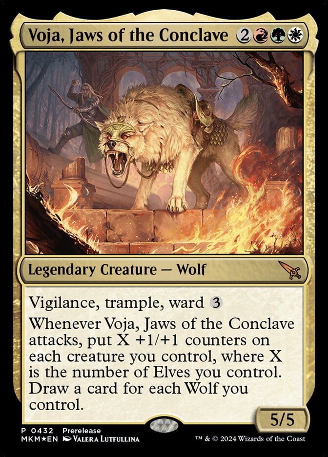 Voja, Jaws of the Conclave 432 (Prerelease Cards)  - Foil | Good Games Adelaide SA