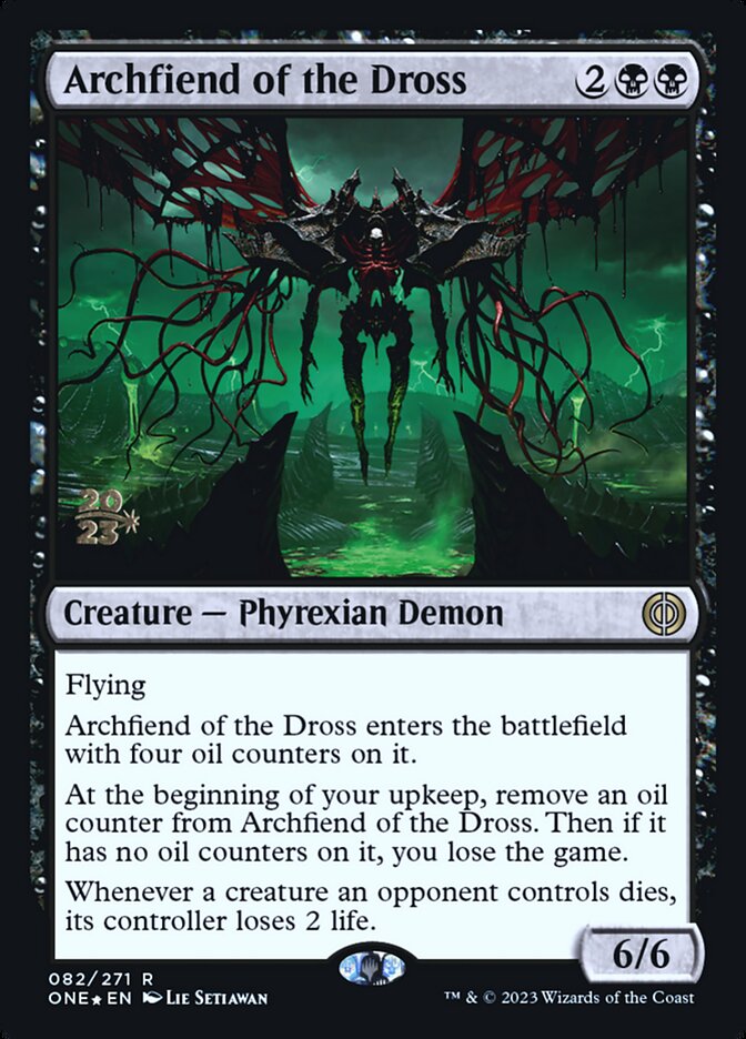 Archfiend of the Dross 82 (Prerelease Cards)  - PreRelease Foil | Good Games Adelaide SA