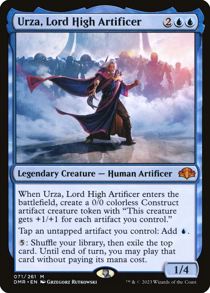 Urza, Lord High Artificer 71 (Dominaria Remastered)  | Good Games Adelaide SA
