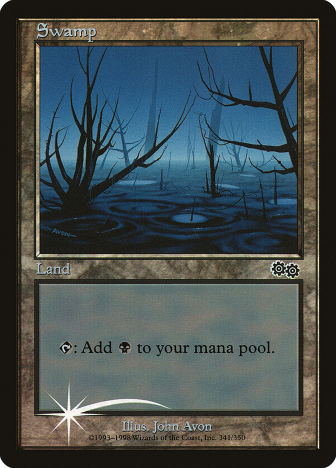 Swamp 341 (Arena Promos)  - Foil | Good Games Adelaide SA