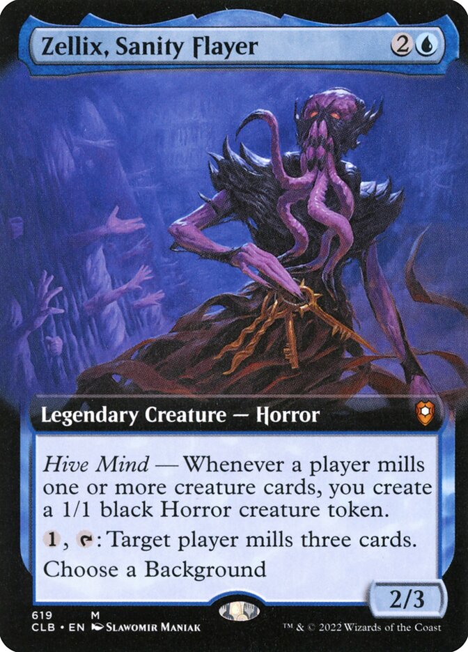 Zellix, Sanity Flayer 619 (Commander Legends: Battle for Baldur's Gate)  - Foil | Good Games Adelaide SA