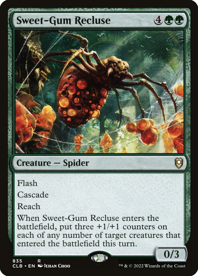 Sweet-Gum Recluse 835 (Commander Legends: Battle for Baldur's Gate)  | Good Games Adelaide SA